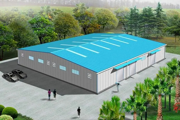 弧形钢结构仓库