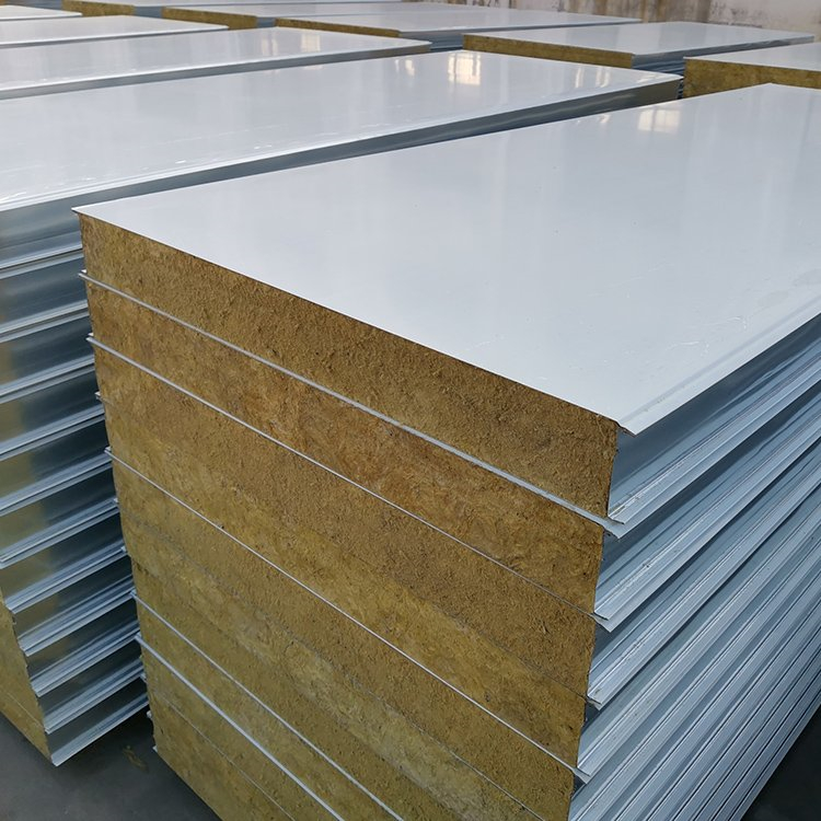 彩钢岩棉夹芯净化板